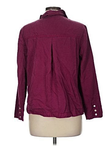AKS by Amy K Su 3/4 Sleeve Button-Down Shirt (view 2)