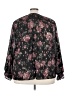 Torrid 100% Polyester Black 3/4 Sleeve Blouse Size 3X Plus (3) - photo 2