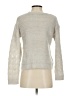 BB Dakota Metallic Silver Pullover Sweater Size S - photo 2