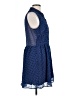 Olsenboye 100% Polyester Polka Dots Blue Casual Dress Size L - photo 4