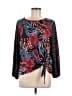 'nuggles Black 3/4 Sleeve Blouse Size M - photo 1