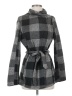 CoffeeShop 100% Polyester Checkered-gingham Gray Coat Size S - photo 1