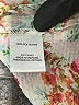 alex & lili 100% Polyester Floral Ivory Long Sleeve Blouse Size L - photo 8
