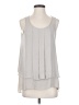 Alfani Gray Sleeveless Blouse Size 2 - photo 1