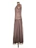 JS Collections 100% Polyester Brown Cocktail Dress Size Lg - photo 5