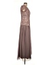 JS Collections 100% Polyester Brown Cocktail Dress Size Lg - photo 4