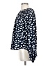 Umgee 100% Polyester Print Blue Long Sleeve Blouse Size S - photo 5