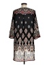 XOXO 100% Polyester Paisley Black Casual Dress Size M - photo 2