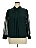 Calvin Klein Green Long Sleeve Blouse Size 0X - photo 1