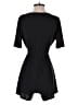 Boohoo Solid Black Romper Size 6 - photo 2
