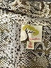 Fig and Flower Animal Print Silver Long Sleeve Blouse Size S - photo 7