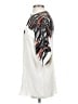 Lanvin 100% Silk Ivory 3/4 Sleeve Silk Top Size 4 - photo 5