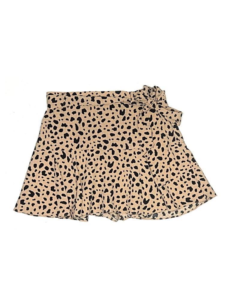 Pre-owned Grade & Gather Casual Skirt In Tan