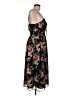 Unbranded 100% Polyester Tropical Black Casual Dress Size L (estimated) - photo 4