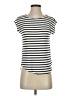 Green Envelope Stripes Ivory Sleeveless T-Shirt Size S - photo 1