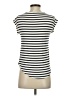 Green Envelope Stripes Ivory Sleeveless T-Shirt Size S - photo 2