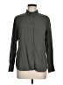 Uniqlo Solid Gray Long Sleeve Button-Down Shirt Size M - photo 1