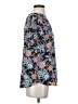 Sami & JO 100% Polyester Floral Blue Short Sleeve Blouse Size S - photo 4