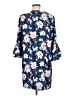 Charles Henry 100% Polyester Floral Blue Casual Dress Size M - photo 2