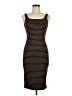 Popular Basics Stripes Brown Casual Dress Size M - photo 1