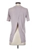 Fabletics Solid Gray Short Sleeve Turtleneck Size XXS - photo 2