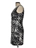Sweet Storm Animal Print Silver Cocktail Dress Size L - photo 5