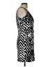 Sweet Storm Animal Print Silver Cocktail Dress Size L - photo 4