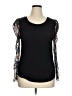Willow Black Long Sleeve Blouse Size XL - photo 1