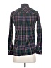 J.Crew 100% Cotton Plaid Green Long Sleeve Button-Down Shirt Size 00 - photo 2