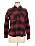 Columbia Plaid Burgundy Long Sleeve Button-Down Shirt Size M - photo 1