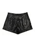 Unbranded 100% Polyester Metallic Black Shorts Size XL - photo 1