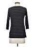 Yala Stripes Gray 3/4 Sleeve Top Size S - photo 2