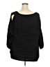 Roz & Ali Black Poncho Size 3X - photo 2