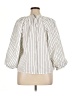 Michael Stars Stripes Ivory 3/4 Sleeve Blouse Size XL (3) - photo 2