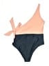 Cupshe Color Block Pink One Piece Swimsuit Size L - photo 2