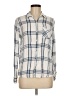 Woolrich 100% Rayon Plaid Ivory Long Sleeve Button-Down Shirt Size M - photo 1
