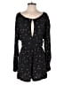 Free People Hearts Black Romper Size M - photo 1