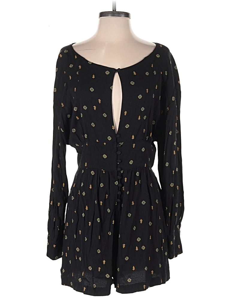 Pre-owned Free People Romper In Black