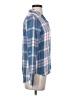 Woolrich 100% Rayon Plaid Blue Long Sleeve Button-Down Shirt Size S - photo 4
