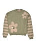 Say What? Floral Green Pullover Sweater Size 10 - 12 - photo 1