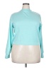Unbranded Color Block Teal Turtleneck Sweater Size 2X - photo 1
