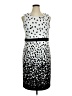 Studio One Graphic White Cocktail Dress Size 16 - photo 1