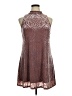 Mudd Metallic Burgundy Cocktail Dress Size XL - photo 1