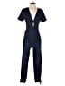 Bebe Solid Blue Jumpsuit Size 4 - photo 1