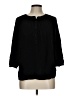 Croft & Barrow Black 3/4 Sleeve Blouse Size L - photo 1