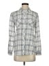 Soft Joie 100% Cotton Plaid Gray Long Sleeve Button-Down Shirt Size S - photo 1