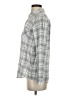 Soft Joie 100% Cotton Plaid Gray Long Sleeve Button-Down Shirt Size S - photo 5