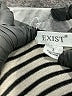 Exist Stripes Gray Casual Dress Size L - photo 7