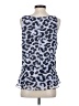 CAbi 100% Polyester Blue Sleeveless Top Size S - photo 2