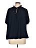 52Seven 100% Polyester Blue 3/4 Sleeve Blouse Size L - photo 1